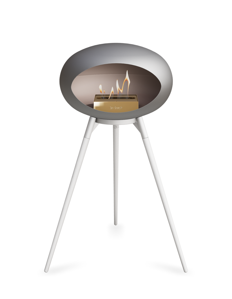 Le Feu Dome Ground High – Freestanding Bioethanol Fireplace (Classic 525)