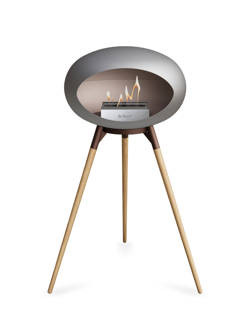 Le Feu Dome Ground High – Freestanding Bioethanol Fireplace (Classic 525)