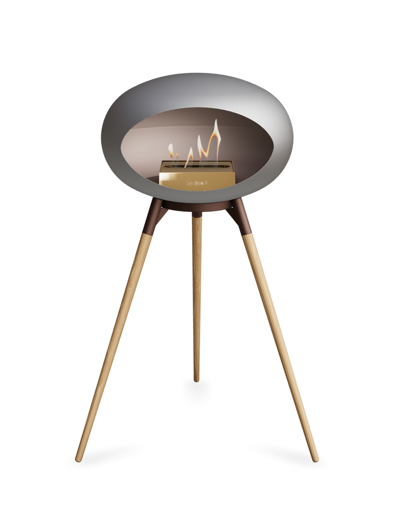Le Feu Dome Ground High – Freestanding Bioethanol Fireplace (Classic 525)