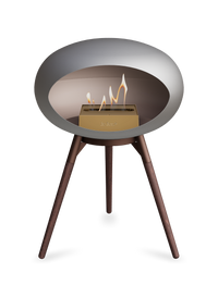 Le Feu Dome Ground Low – Freestanding Bioethanol Fireplace, Classic Size