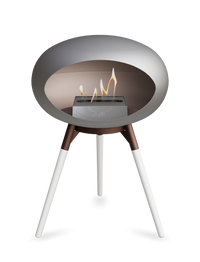 Le Feu Dome Ground Low – Freestanding Bioethanol Fireplace, Classic Size