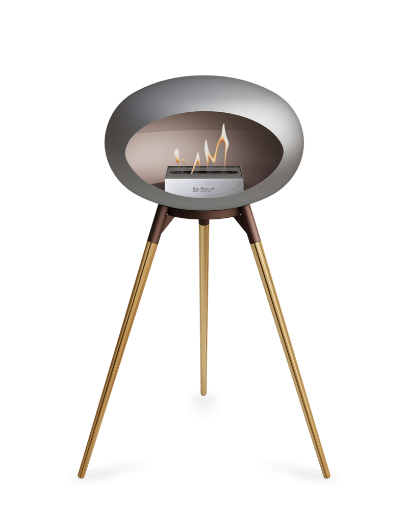 Le Feu Dome Ground High – Freestanding Bioethanol Fireplace (Classic 525)