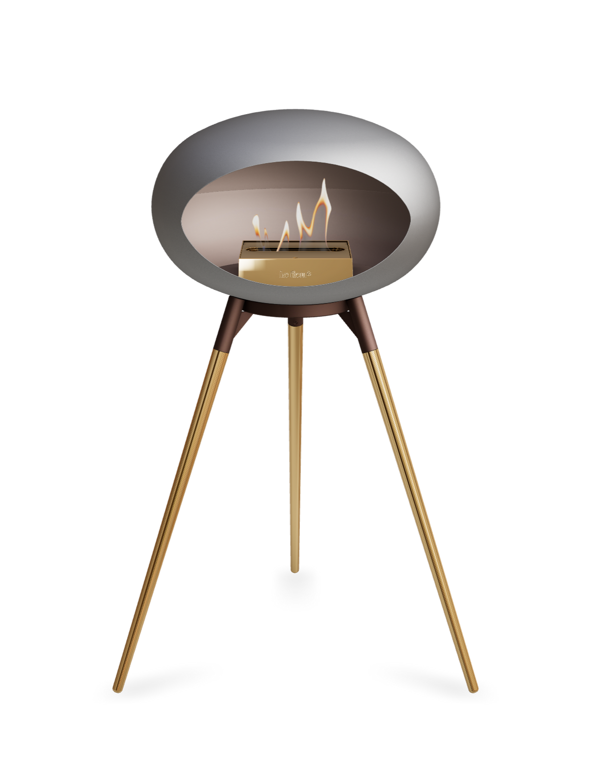 Le Feu Dome Ground High – Freestanding Bioethanol Fireplace (Classic 525)