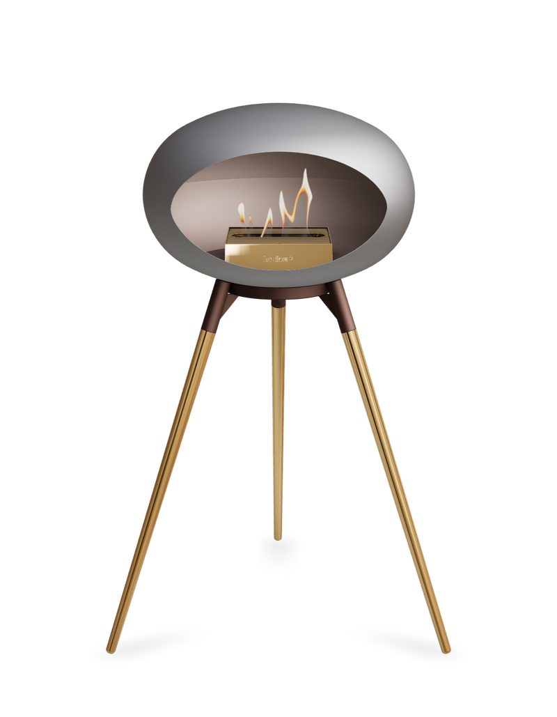Le Feu Dome Ground High – Freestanding Bioethanol Fireplace (Classic 525)
