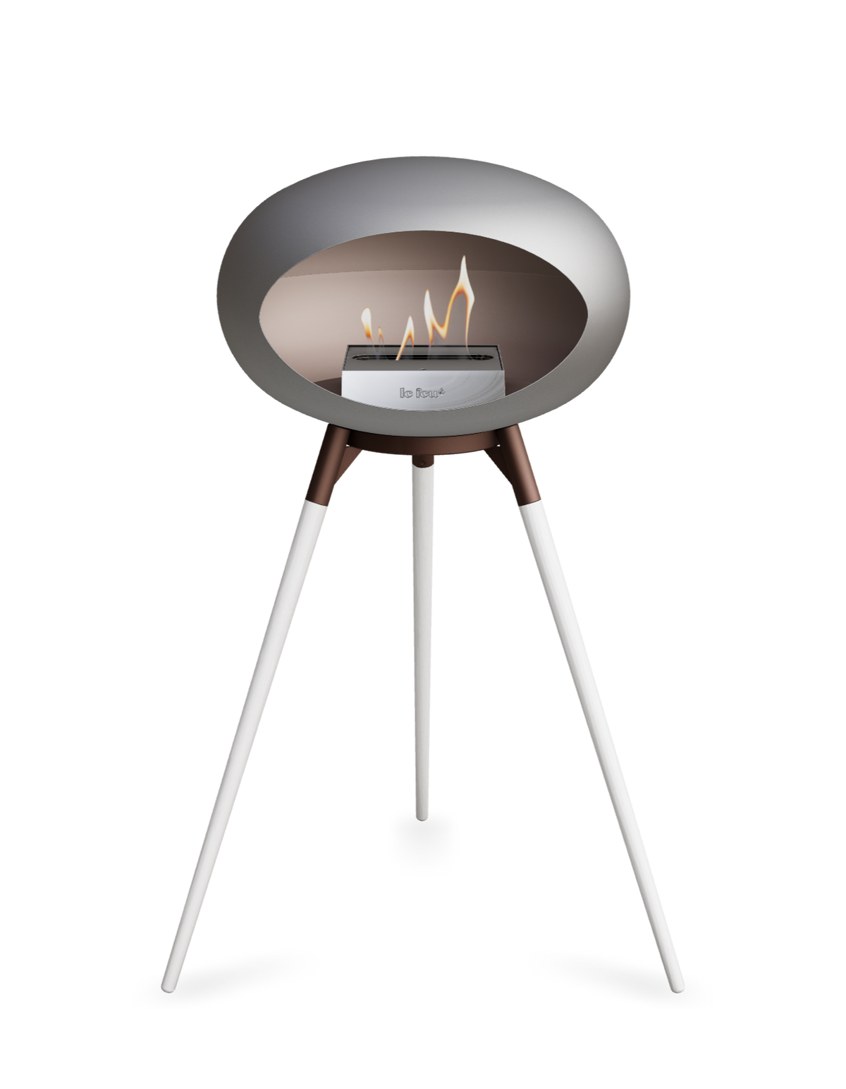 Le Feu Dome Ground High – Freestanding Bioethanol Fireplace (Classic 525)