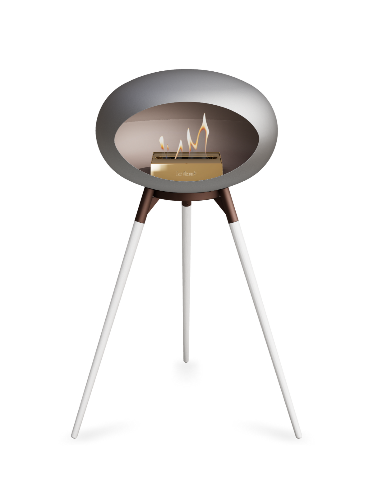 Le Feu Dome Ground High – Freestanding Bioethanol Fireplace (Classic 525)