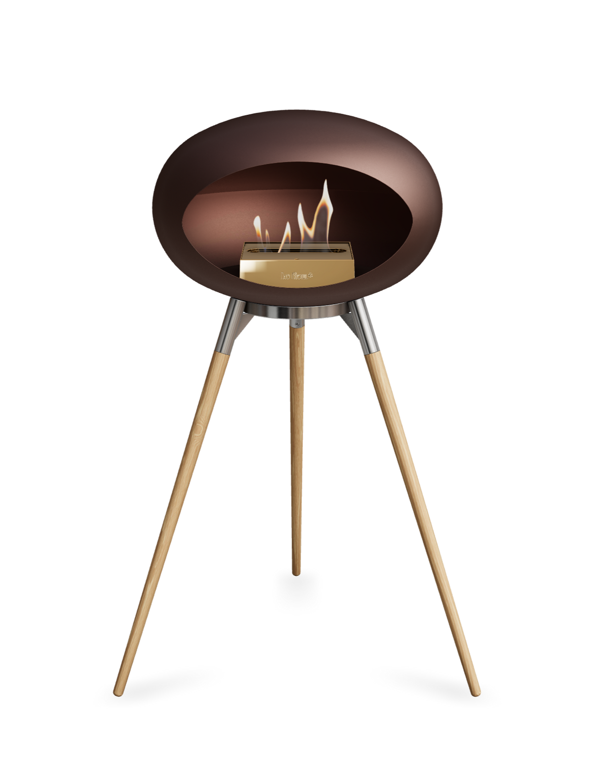 Le Feu Dome Ground High – Freestanding Bioethanol Fireplace (Classic 525)