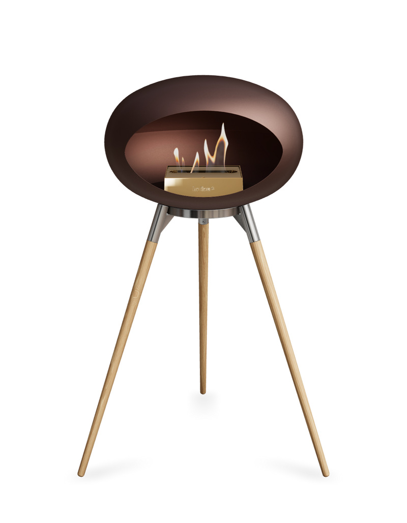 Le Feu Dome Ground High – Freestanding Bioethanol Fireplace (Classic 525)