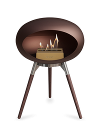 Le Feu Dome Ground Low – Freestanding Bioethanol Fireplace, Classic Size