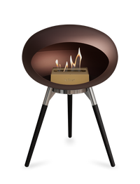 Le Feu Dome Ground Low – Freestanding Bioethanol Fireplace, Classic Size