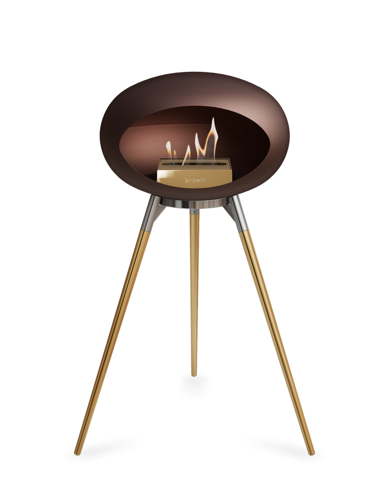 Le Feu Dome Ground High – Freestanding Bioethanol Fireplace (Classic 525)