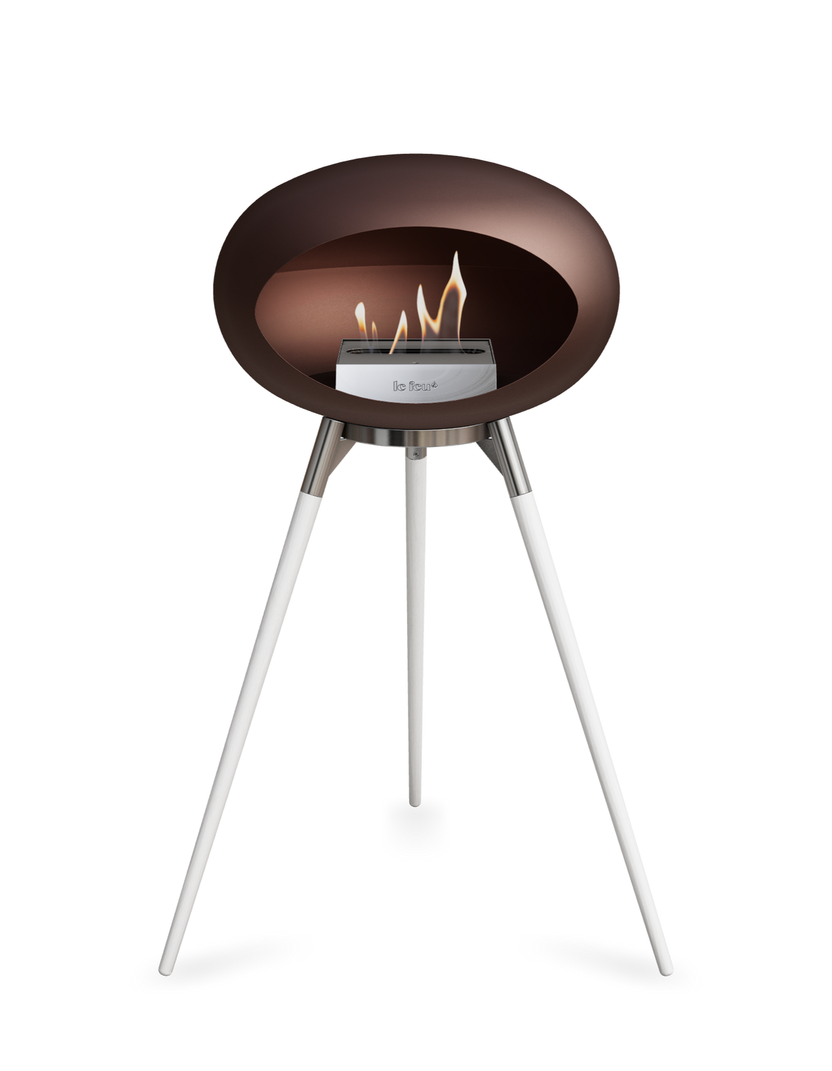 Le Feu Dome Ground High – Freestanding Bioethanol Fireplace (Classic 525)