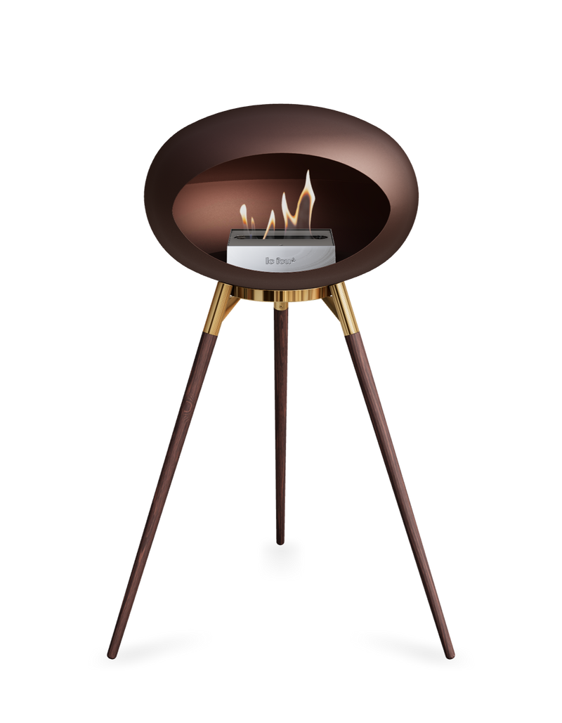 Le Feu Dome Ground High – Freestanding Bioethanol Fireplace (Classic 525)
