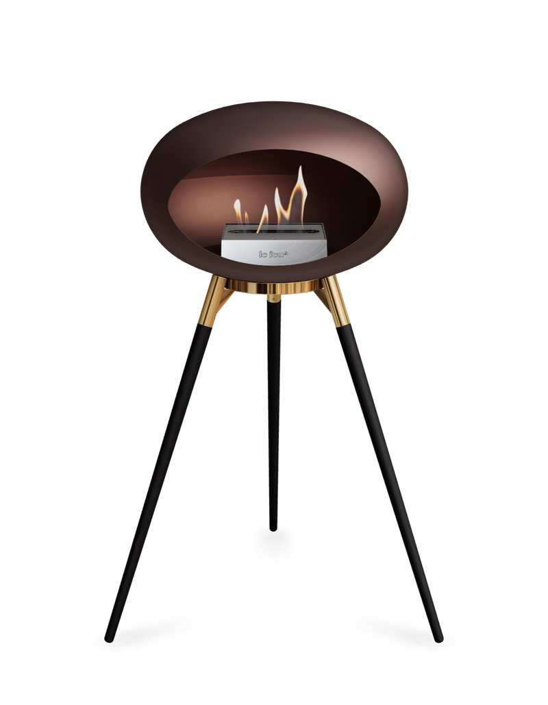 Le Feu Dome Ground High – Freestanding Bioethanol Fireplace (Classic 525)