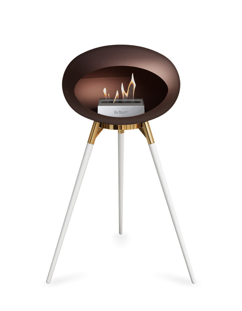 Le Feu Dome Ground High – Freestanding Bioethanol Fireplace (Classic 525)