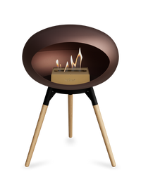 Le Feu Dome Ground Low – Freestanding Bioethanol Fireplace, Classic Size