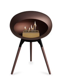 Le Feu Dome Ground Low – Freestanding Bioethanol Fireplace, Classic Size