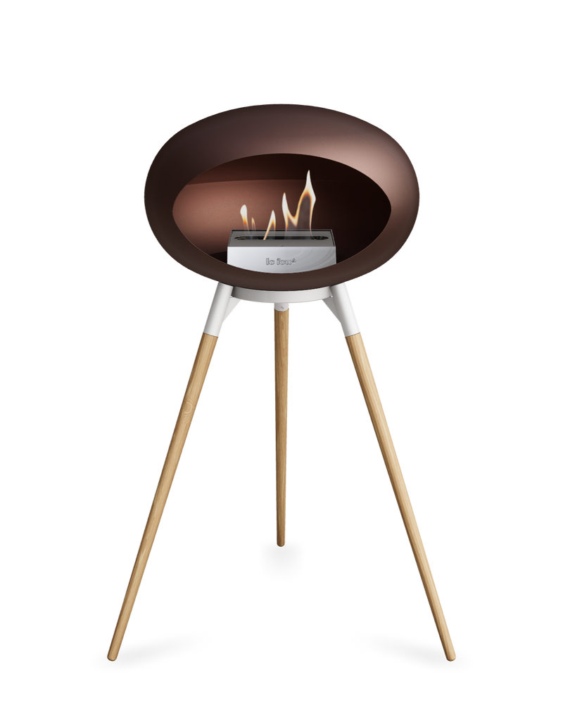 Le Feu Dome Ground High – Freestanding Bioethanol Fireplace (Classic 525)