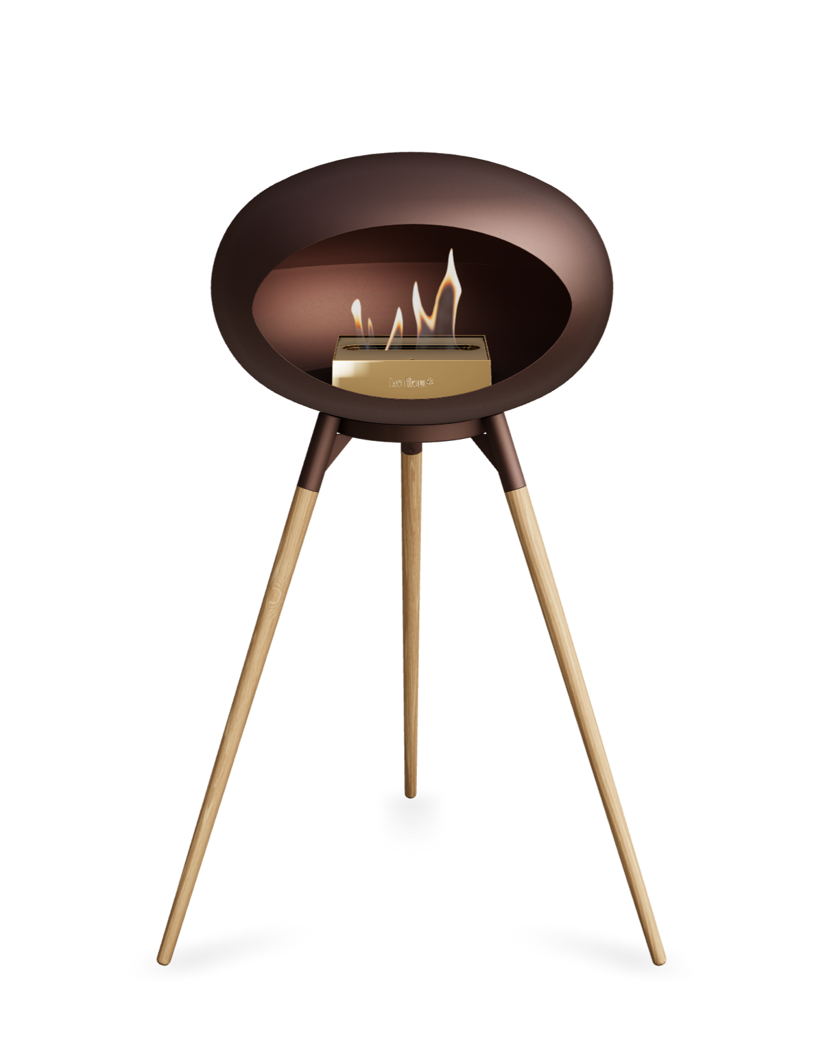 Le Feu Dome Ground High – Freestanding Bioethanol Fireplace (Classic 525)