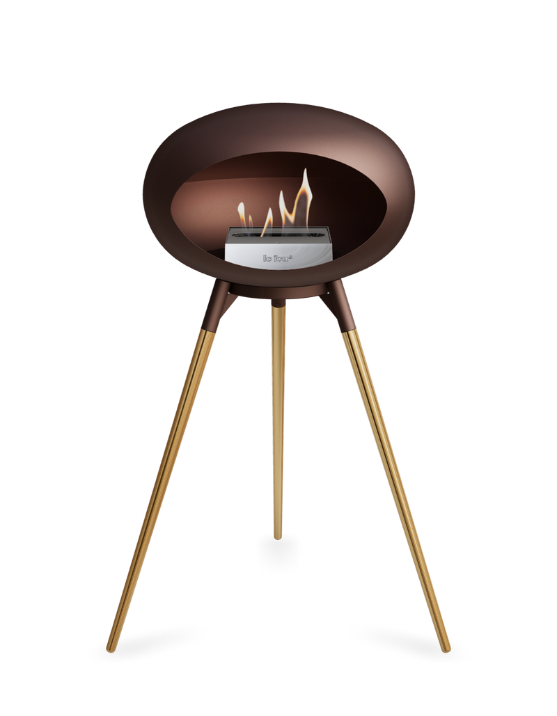 Le Feu Dome Ground High – Freestanding Bioethanol Fireplace (Classic 525)