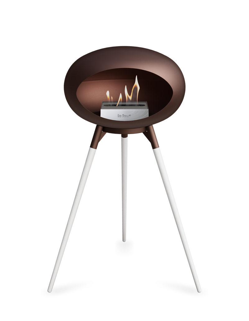 Le Feu Dome Ground High – Freestanding Bioethanol Fireplace (Classic 525)