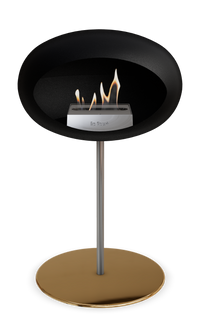 Le Feu Dome Steel Low – Bioethanol Fireplace, Classic Dome