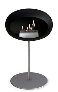Le Feu Dome Steel Low – Bioethanol Fireplace, Classic Dome
