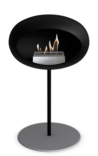 Le Feu Dome Steel Low – Bioethanol Fireplace, Classic Dome