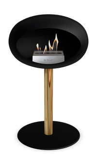 Le Feu Dome Steel Low – Bioethanol Fireplace, Classic Dome