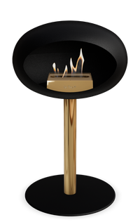 Le Feu Dome Steel Low – Bioethanol Fireplace, Classic Dome
