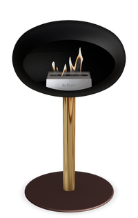 Le Feu Dome Steel Low – Bioethanol Fireplace, Classic Dome