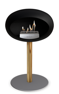 Le Feu Dome Steel Low – Bioethanol Fireplace, Classic Dome
