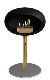Le Feu Dome Steel Low – Bioethanol Fireplace, Classic Dome