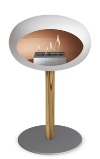 Le Feu Dome Steel Low – Bioethanol Fireplace, Classic Dome
