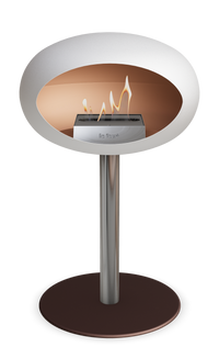Le Feu Dome Steel Low – Bioethanol Fireplace, Classic Dome