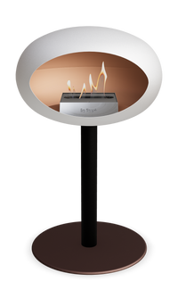 Le Feu Dome Steel Low – Bioethanol Fireplace, Classic Dome