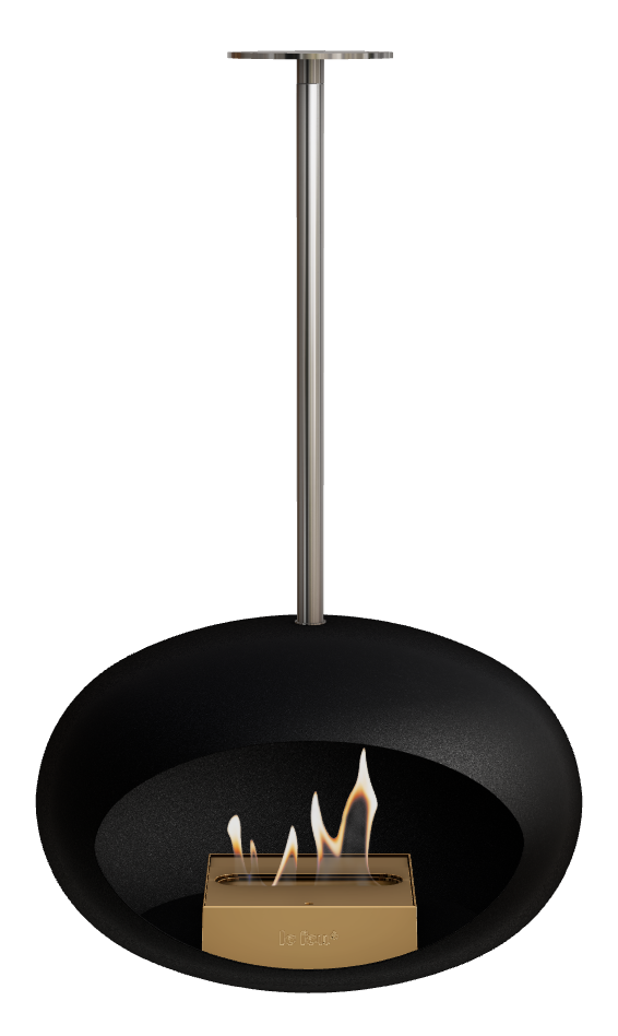 Le Feu Dome Sky – Ceiling-Hung Bioethanol Fireplace, Classic