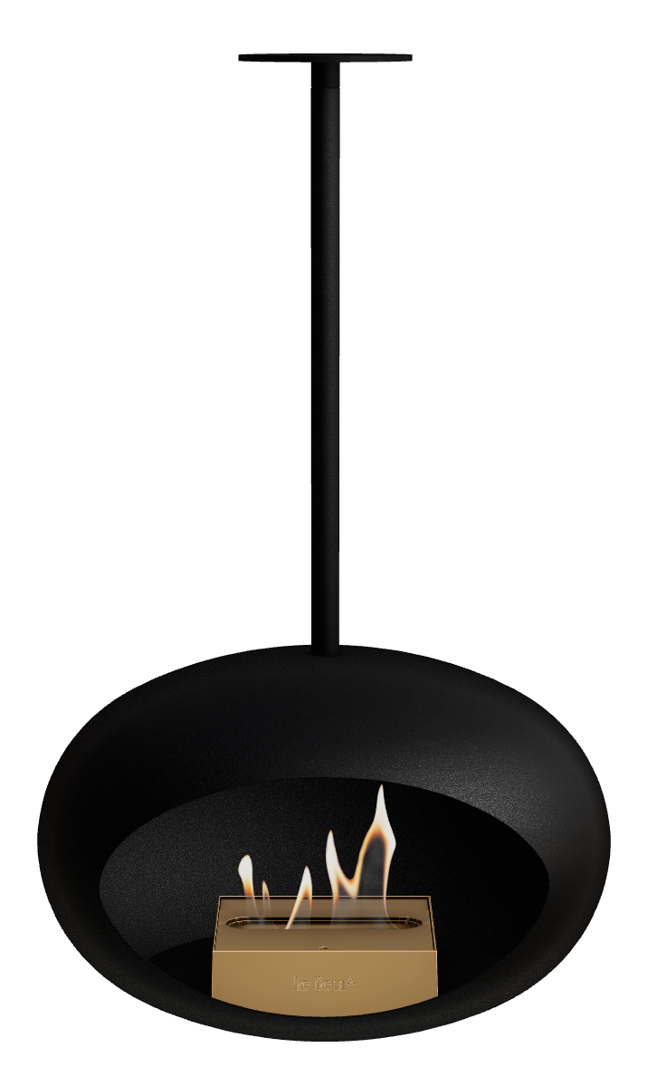 Le Feu Dome Sky – Ceiling-Hung Bioethanol Fireplace, Classic