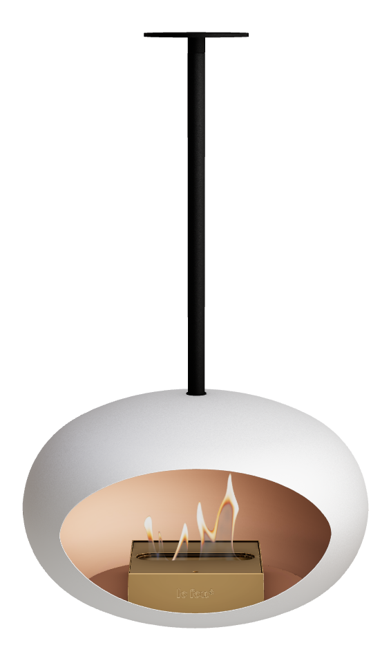 Le Feu Dome Sky – Ceiling-Hung Bioethanol Fireplace, Classic