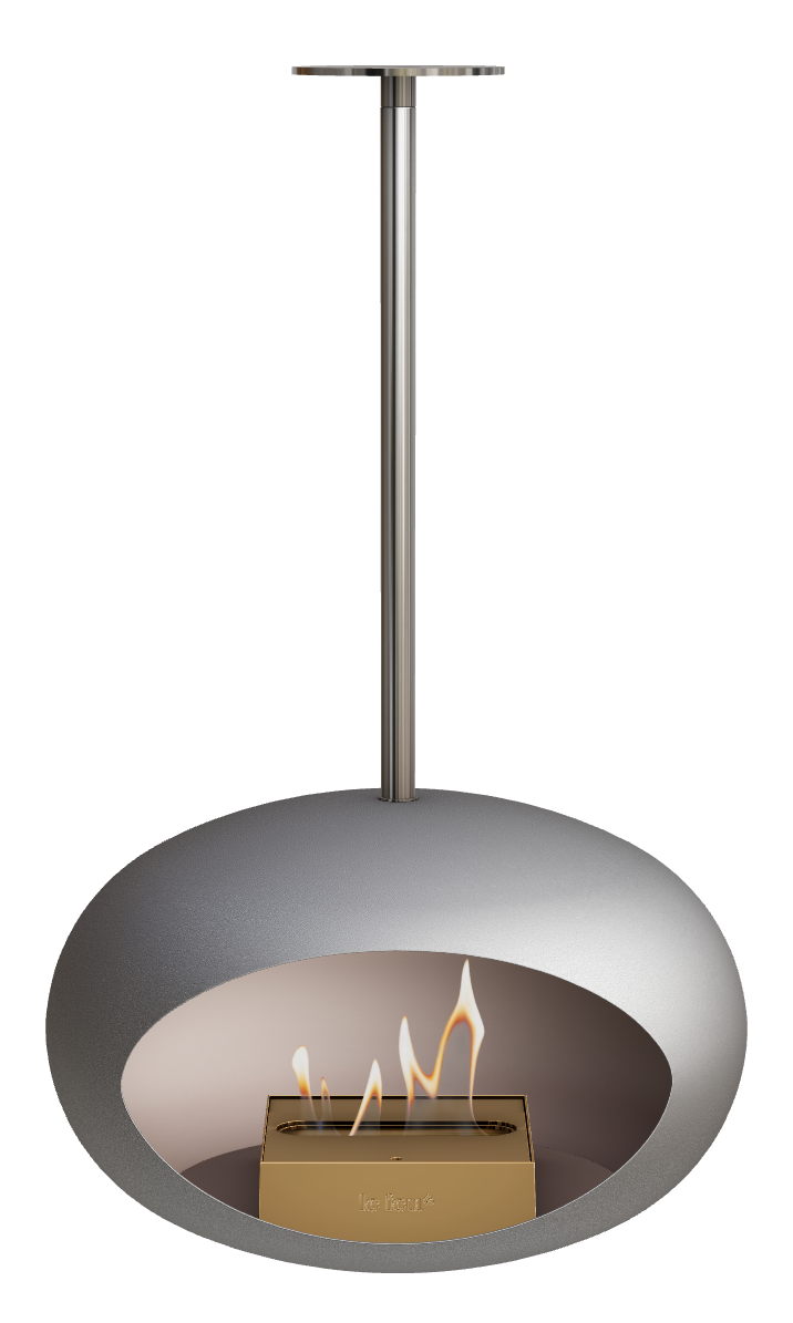 Le Feu Dome Sky – Ceiling-Hung Bioethanol Fireplace, Classic