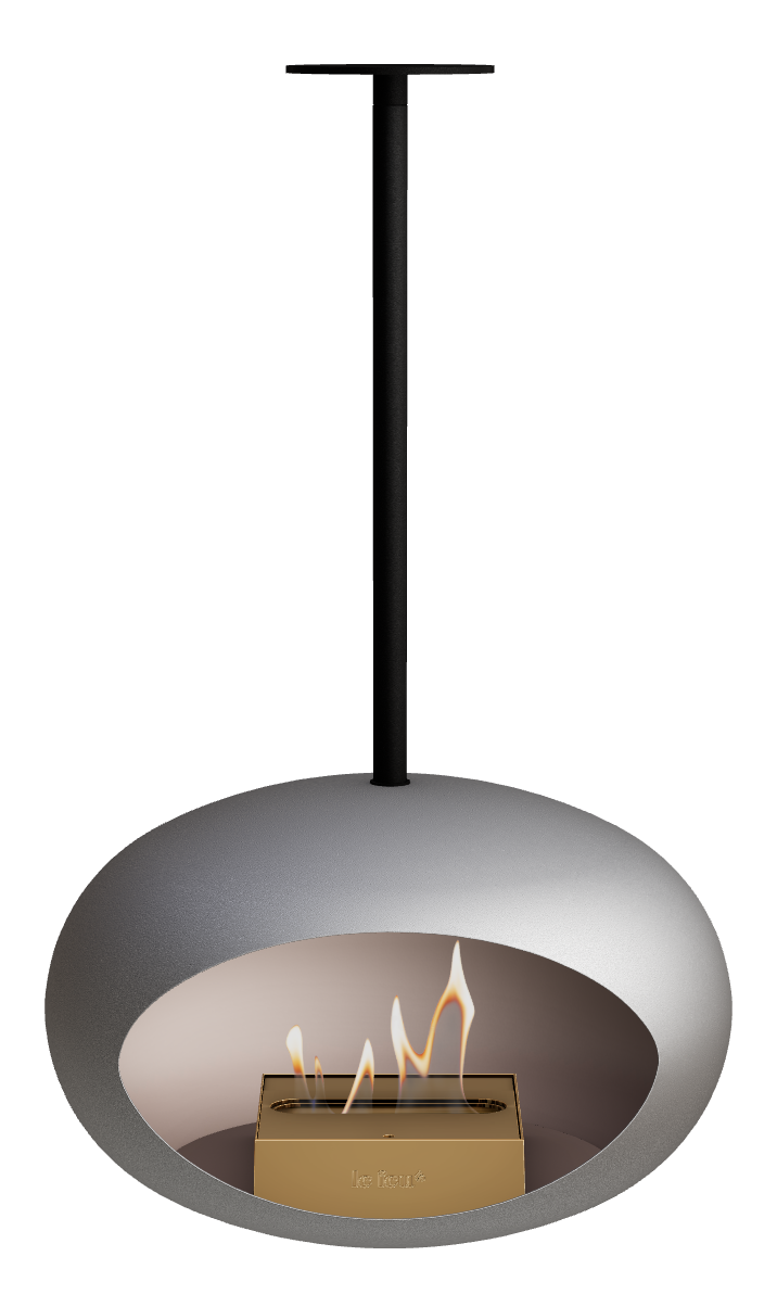 Le Feu Dome Sky – Ceiling-Hung Bioethanol Fireplace, Classic
