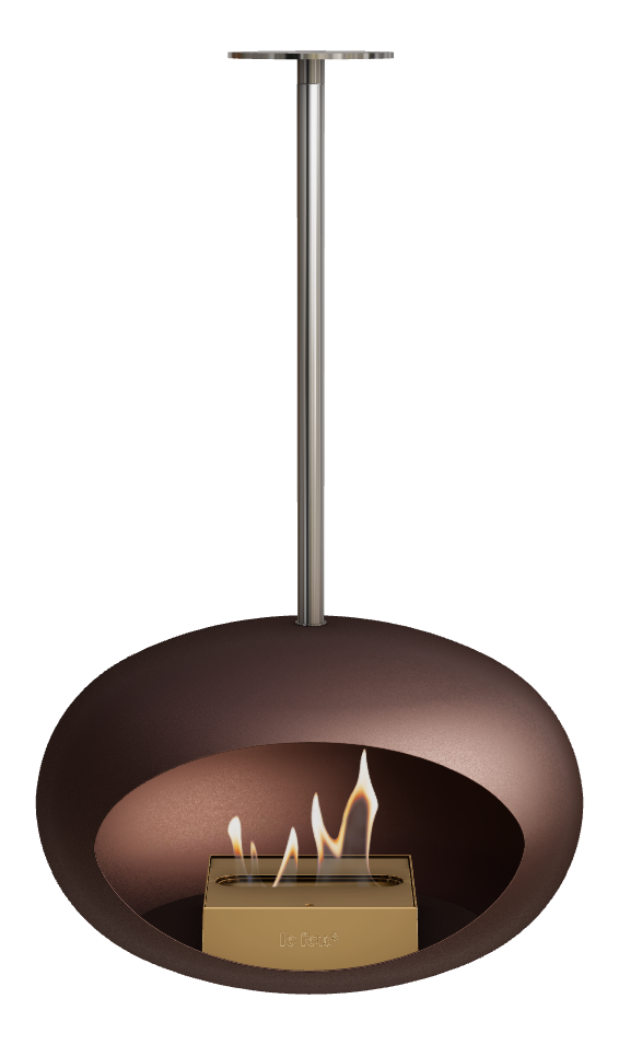 Le Feu Dome Sky – Ceiling-Hung Bioethanol Fireplace, Classic