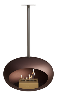 Le Feu Dome Sky – Ceiling-Hung Bioethanol Fireplace, Classic