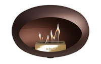Le Feu Dome Wall – Bioethanol Wall-Mounted Fireplace Classic