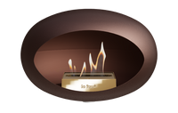 Le Feu Dome Wall – Bioethanol Wall-Mounted Fireplace Classic