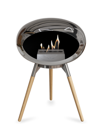 Le Feu Dome Ground Low – Freestanding Bioethanol Fireplace, Classic Size