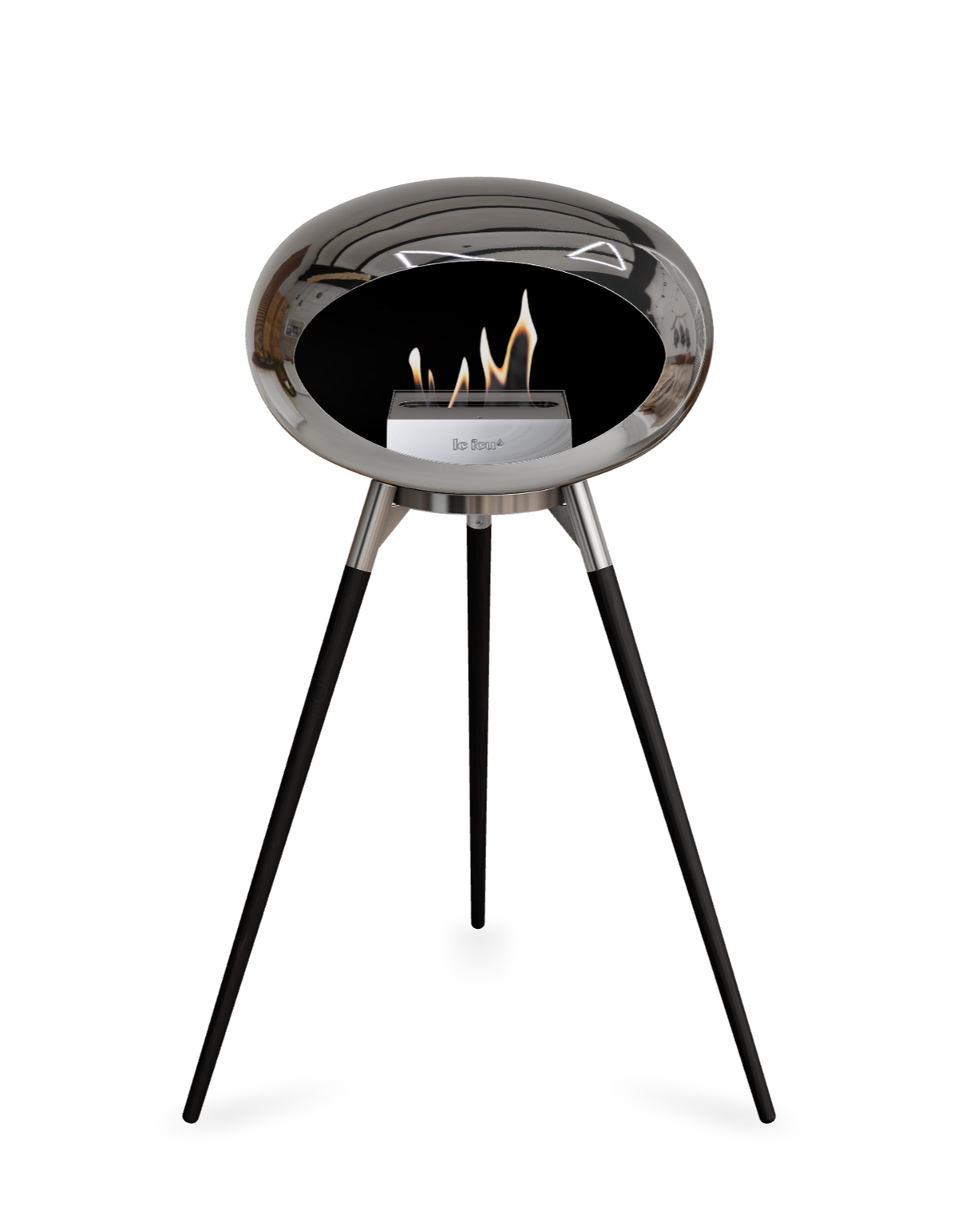 Le Feu Dome Ground High – Freestanding Bioethanol Fireplace (Classic 525)