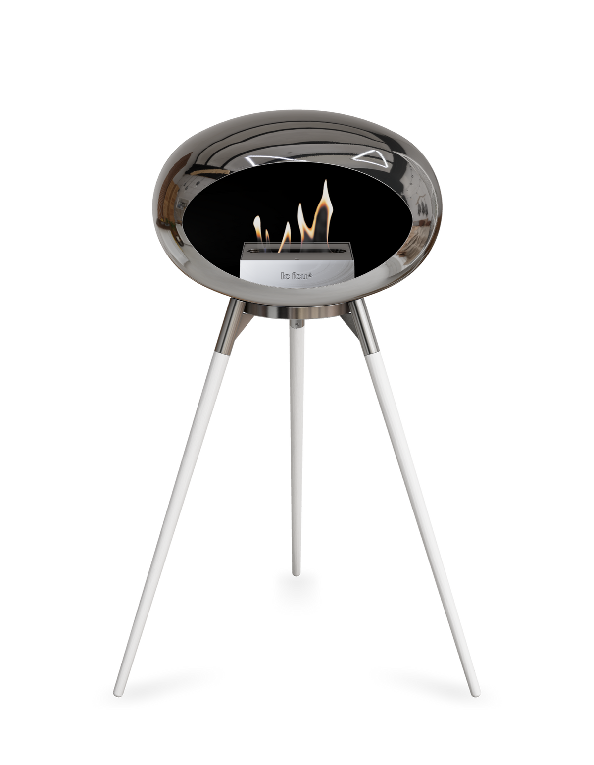 Le Feu Dome Ground High – Freestanding Bioethanol Fireplace (Classic 525)