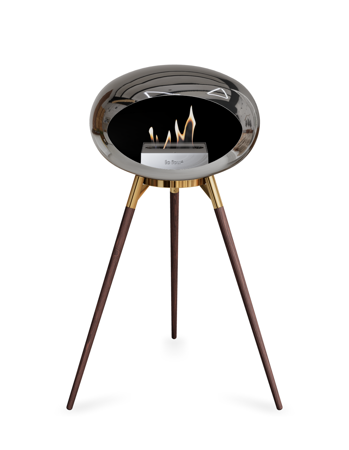 Le Feu Dome Ground High – Freestanding Bioethanol Fireplace (Classic 525)