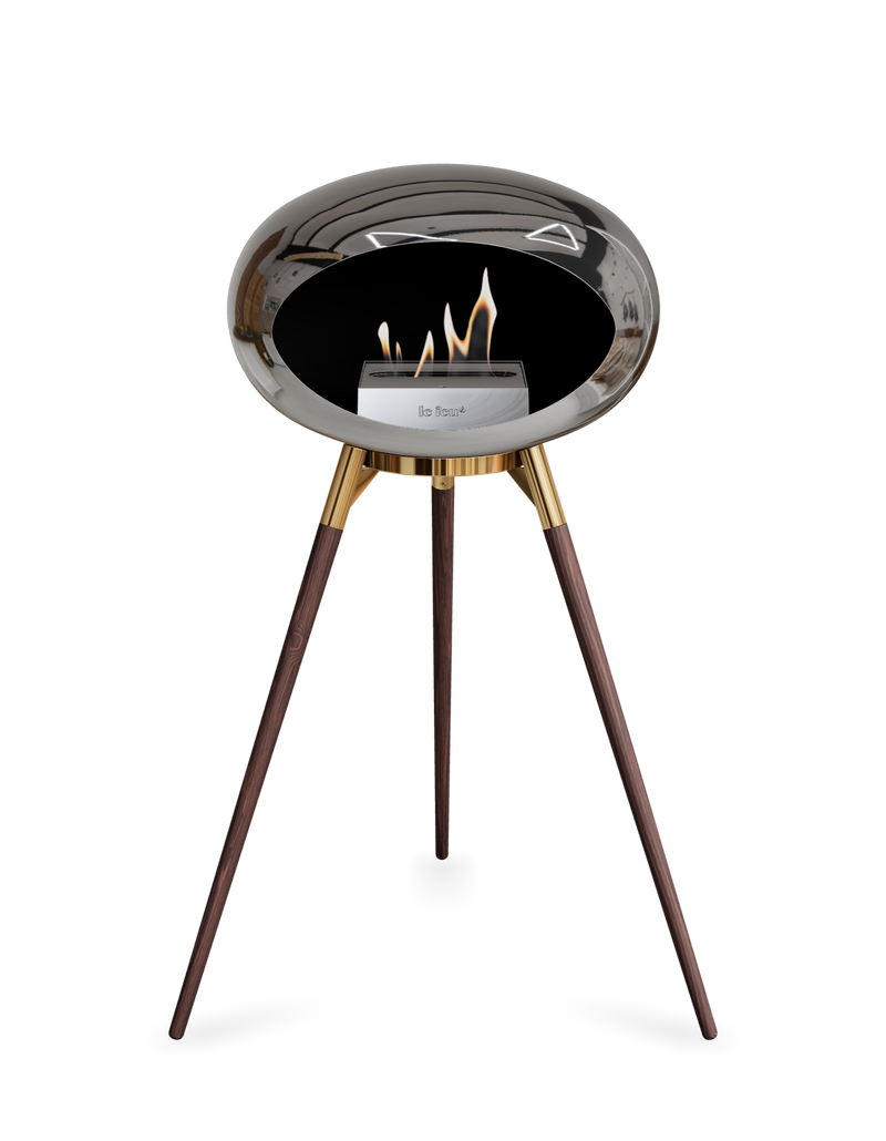 Le Feu Dome Ground High – Freestanding Bioethanol Fireplace (Classic 525)